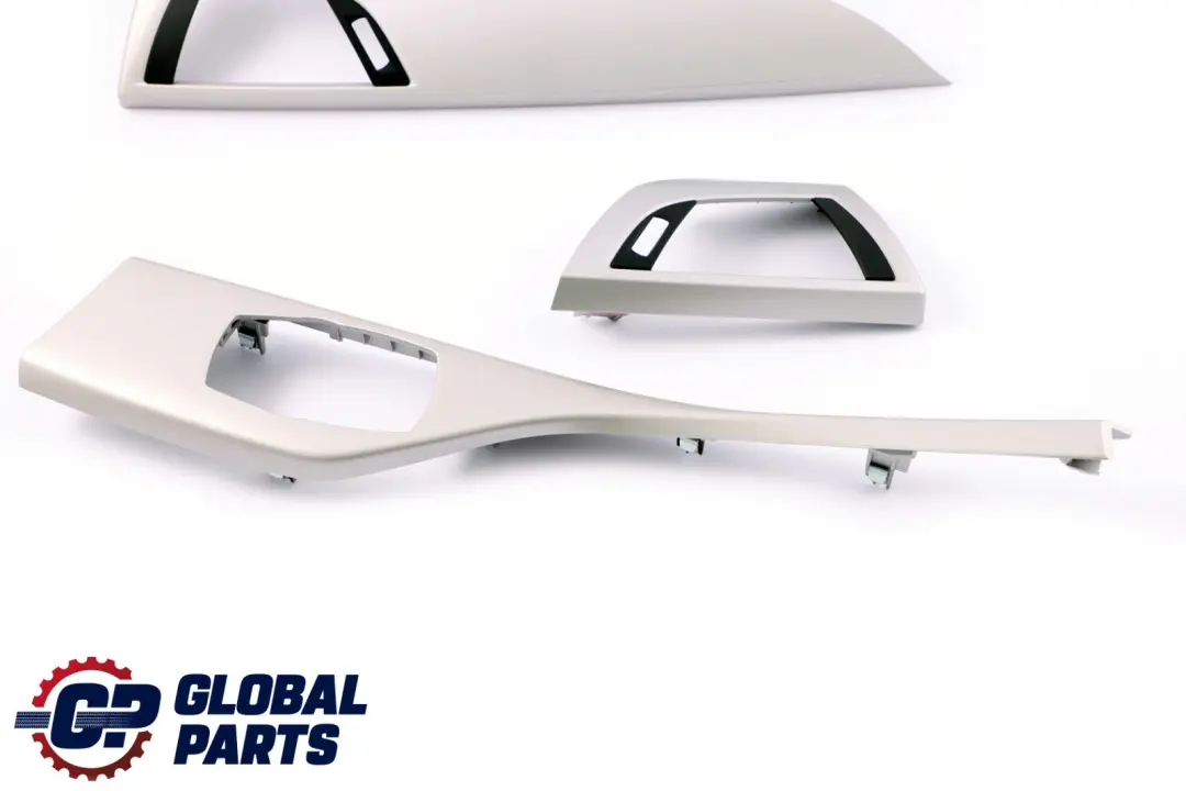 Set Interior Decor Trim Dashboard Cover Satinsilber Silver to BMW 1 Series 3 F20 with Part number 9205366 BMW 1 Series 3 F20 Set Interior Decor Trim Dashboard Cover Satinsilber Silver - SKU rhd-9205366-3 - Part number 9205366
