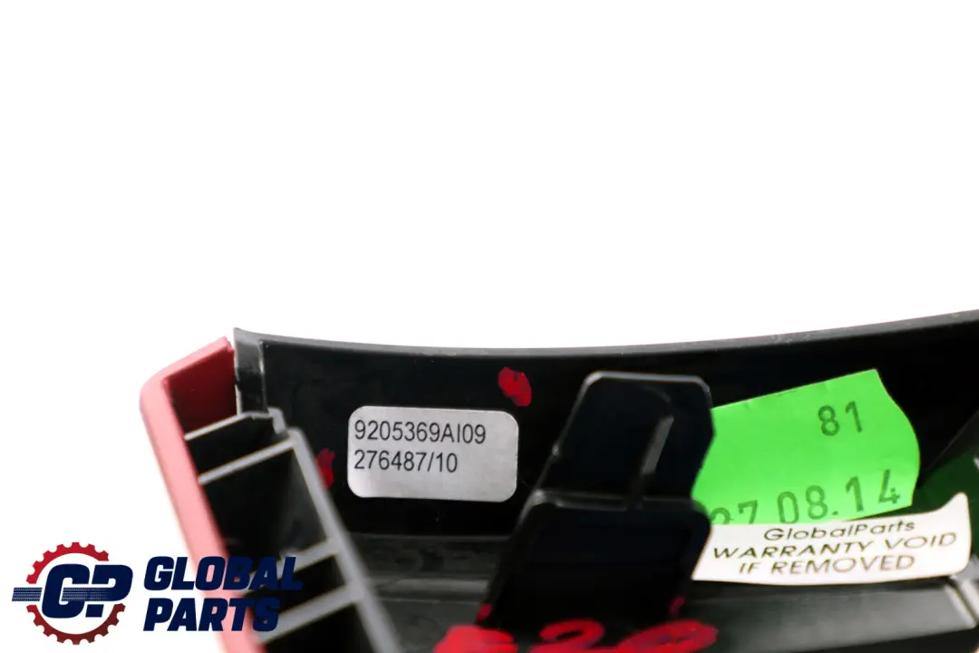 BMW 1 2 Series F21 F22 Trim Panel Black Glossy Dashboard Decor Korallrot Red - SKU rhd-9205369 - Part number 9205369