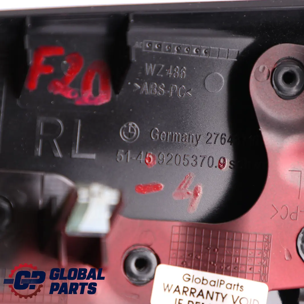 Decor Air Vent Trim Cover Black Korallrot Red Left N/S to BMW 1 Series F20 F21 F22 with Part number 9205370 BMW 1 Series F20 F21 F22 Decor Air Vent Trim Cover Black Korallrot Red Left N/S - SKU rhd-9205370-4 - Part number 9205370