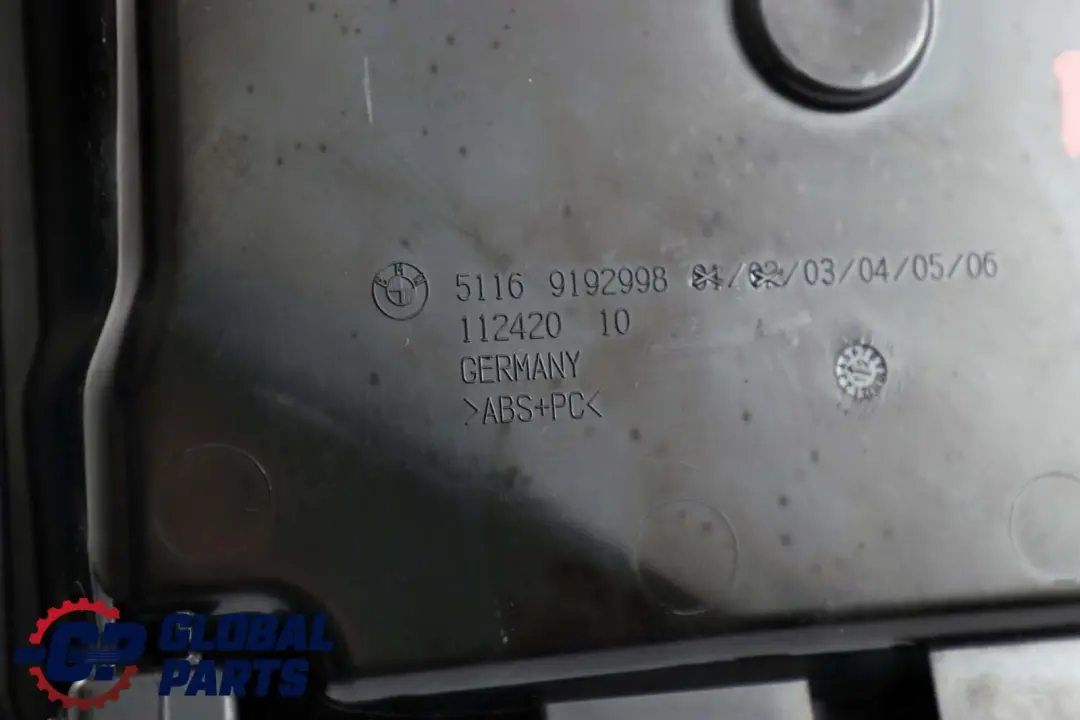 BMW 5 Series F10 F11 LCI Glove Storage Box Glovebox Black 9192998 - SKU rhd-9205981-1 - Part number 9205981