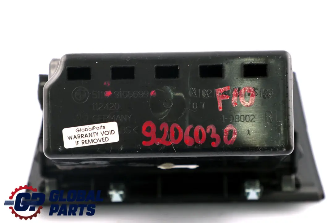 BMW 5 Series F10 F11 LCI Folding Box Driver's Side Part Black 9166699 - SKU rhd-9206030 - Part number 9206030