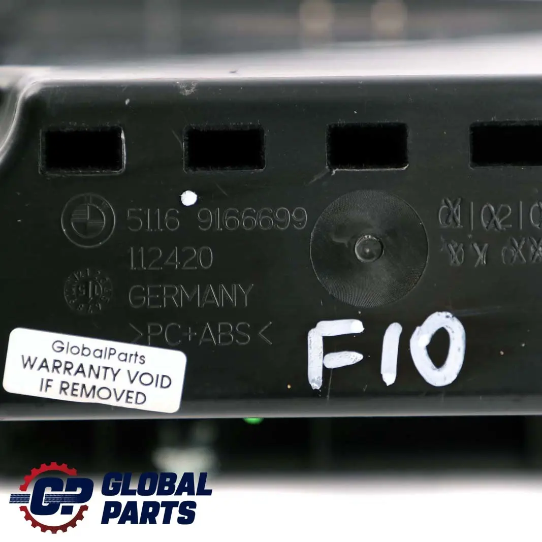 BMW 5 Series F10 F11 LCI Folding Box Driver's Side Part Oyster - SKU rhd-9206033 - Part number 9166699