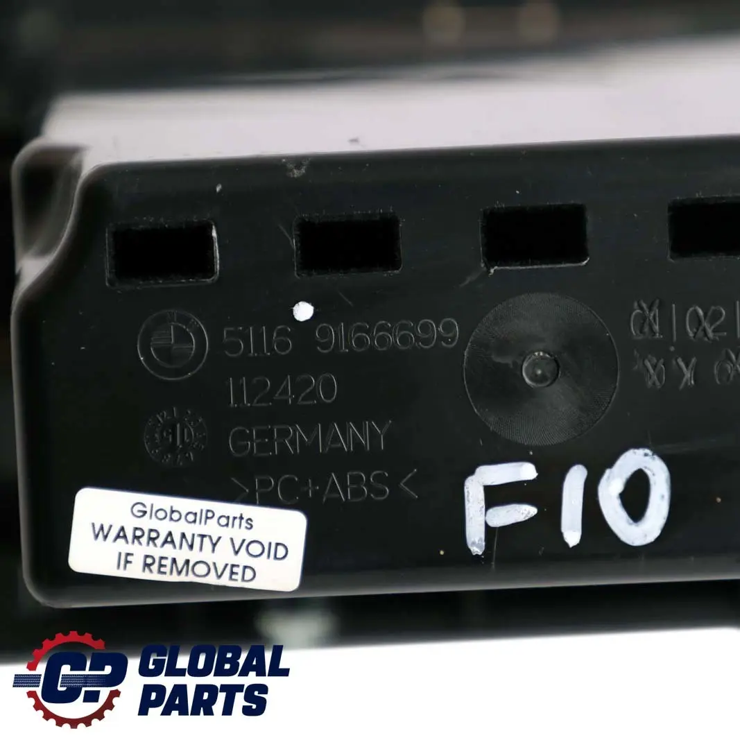 BMW 5 Series F10 F11 LCI Folding Box Driver's Side Part Oyster - SKU rhd-9206033 - Part number 9166699