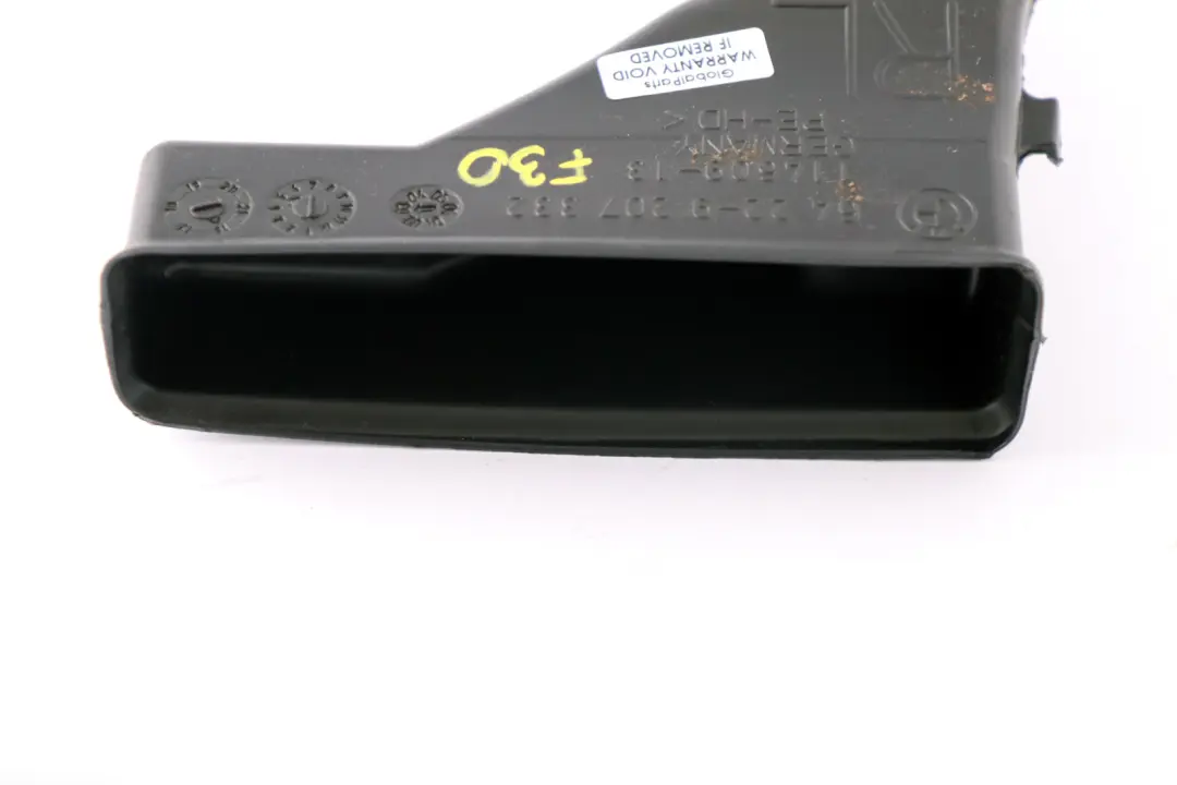 BMW 1 2 3 Series F20 F21 F22 F30 Heater Rear Duct Intermediate Piece - SKU rhd-9207332-1 - Part number 9207332