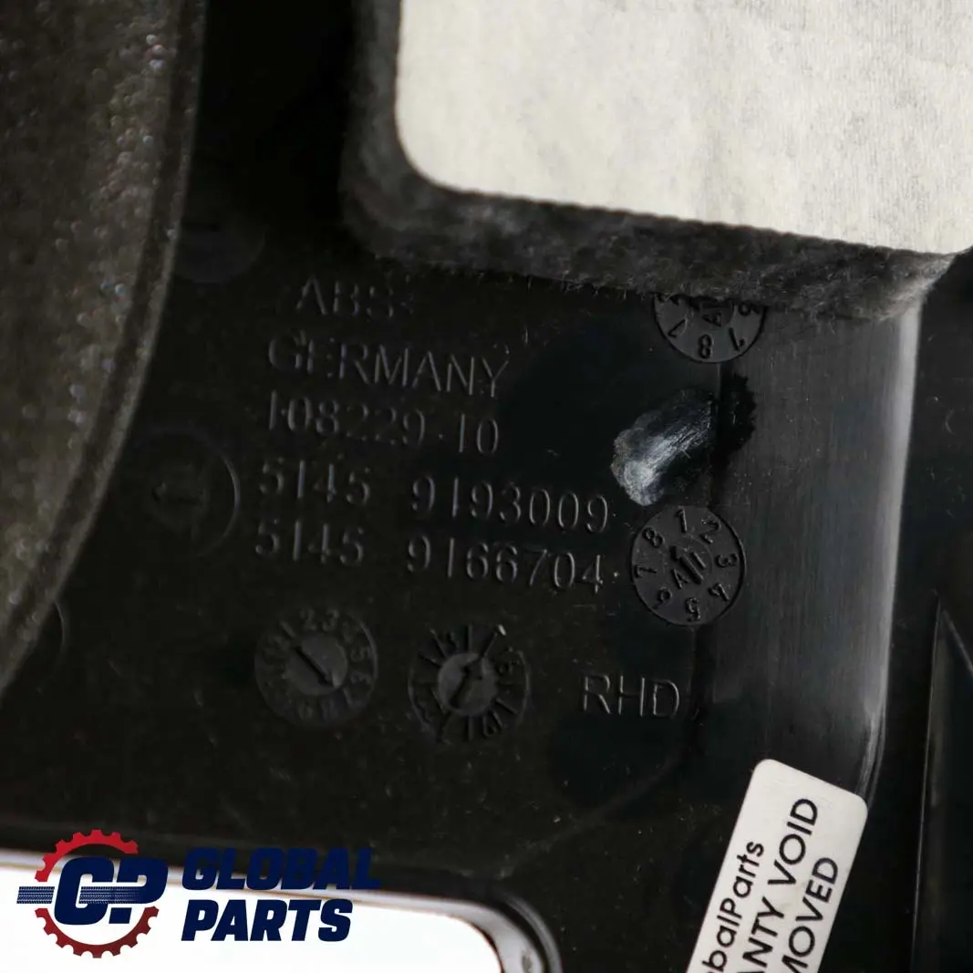 BMW F10 F11 Driver's Footwell Trim Panel Cover Black 9166704 - SKU RHD-9209491-1 - Part number 9209491