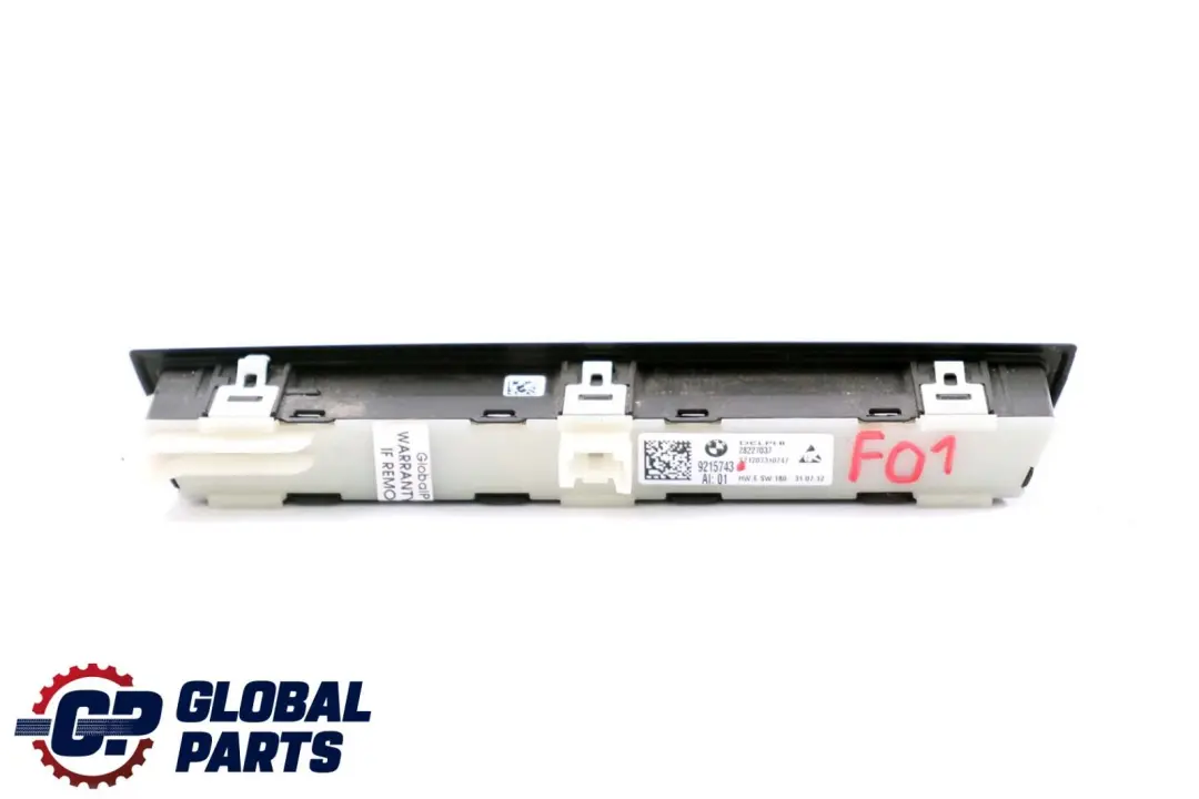 Front Seat Memory Switch Control Button to BMW 5 7 Series F01 F02 F07 GT with Part number 9215743 BMW 5 7 Series F01 F02 F07 GT Front Seat Memory Switch Control Button - SKU rhd-9215743 - Part number 9215743