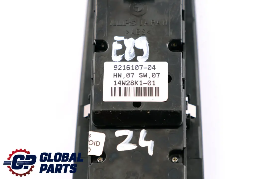 Switch Window Lifter Driver's Side 9216107 to BMW Z4 Series E89 Cabrio Roadster with Part number 9177822 BMW Z4 Series E89 Cabrio Roadster Switch Window Lifter Driver's Side 9216107 - SKU rhd-9216107 - Part number 9177822