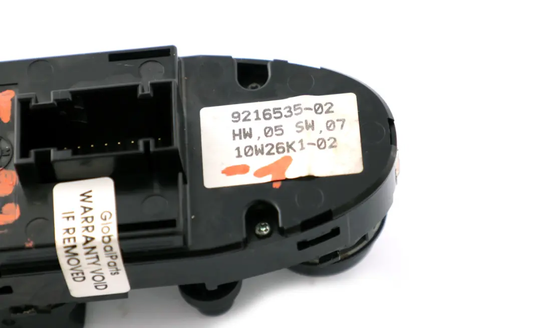 Switch Window Lifter Power Fold Right O/S to BMW 1 Series 1 E81 E82 with Part number 9216535 BMW 1 Series 1 E81 E82 Switch Window Lifter Power Fold Right O/S - SKU RHD-9216535-1 - Part number 9216535