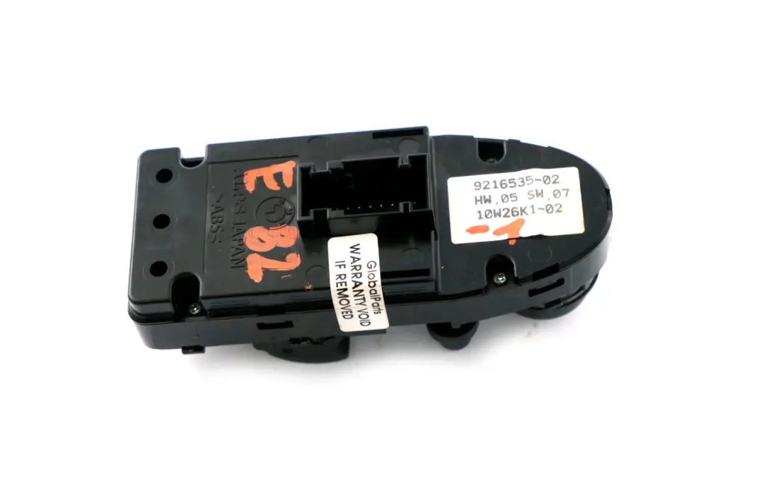 Switch Window Lifter Power Fold Right O/S to BMW 1 Series 1 E81 E82 with Part number 9216535 BMW 1 Series 1 E81 E82 Switch Window Lifter Power Fold Right O/S - SKU RHD-9216535-1 - Part number 9216535
