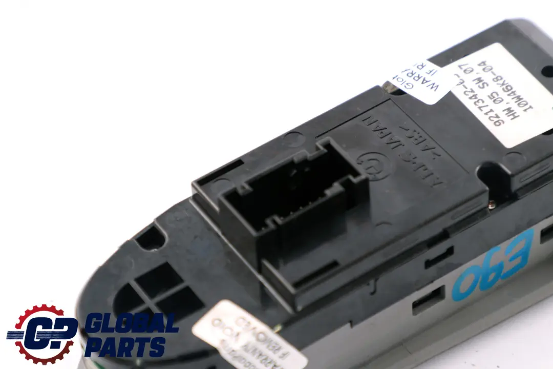 BMW E90 E91 Switch Window Lifter Power Fold Driver Right Grey 9217342 - SKU rhd-9217342 - Part number 6948648