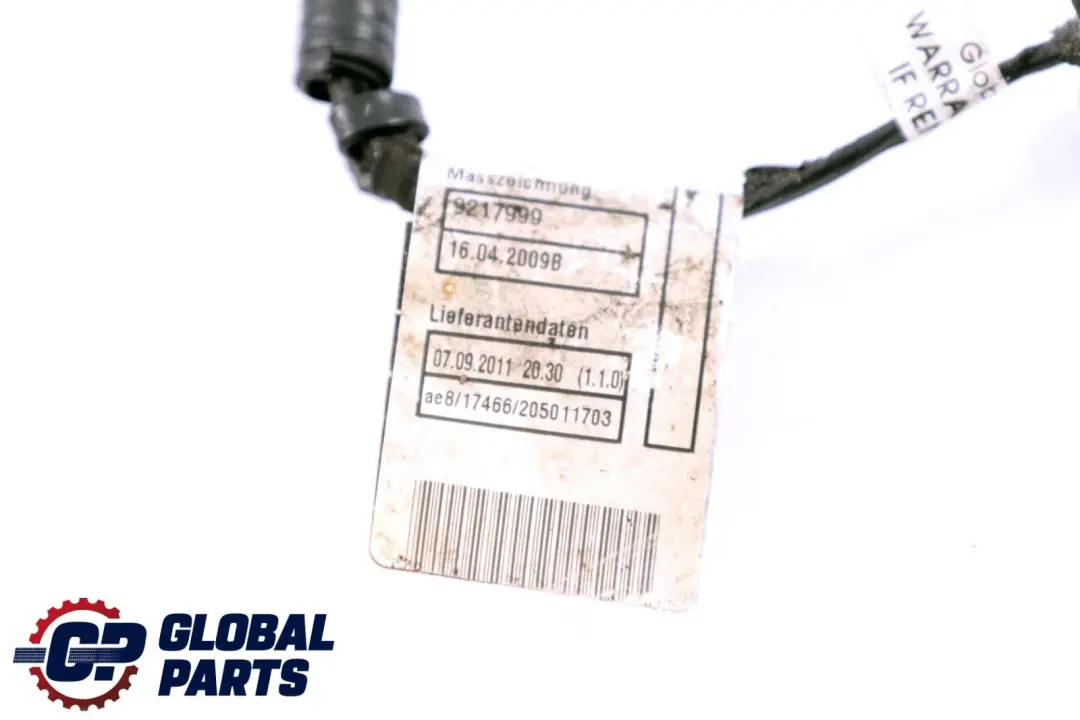BMW X5 X6 Series E70 LCI E71 Cable Wiring Loom Set Servotronic - SKU rhd-9218258 - Part number 9218258