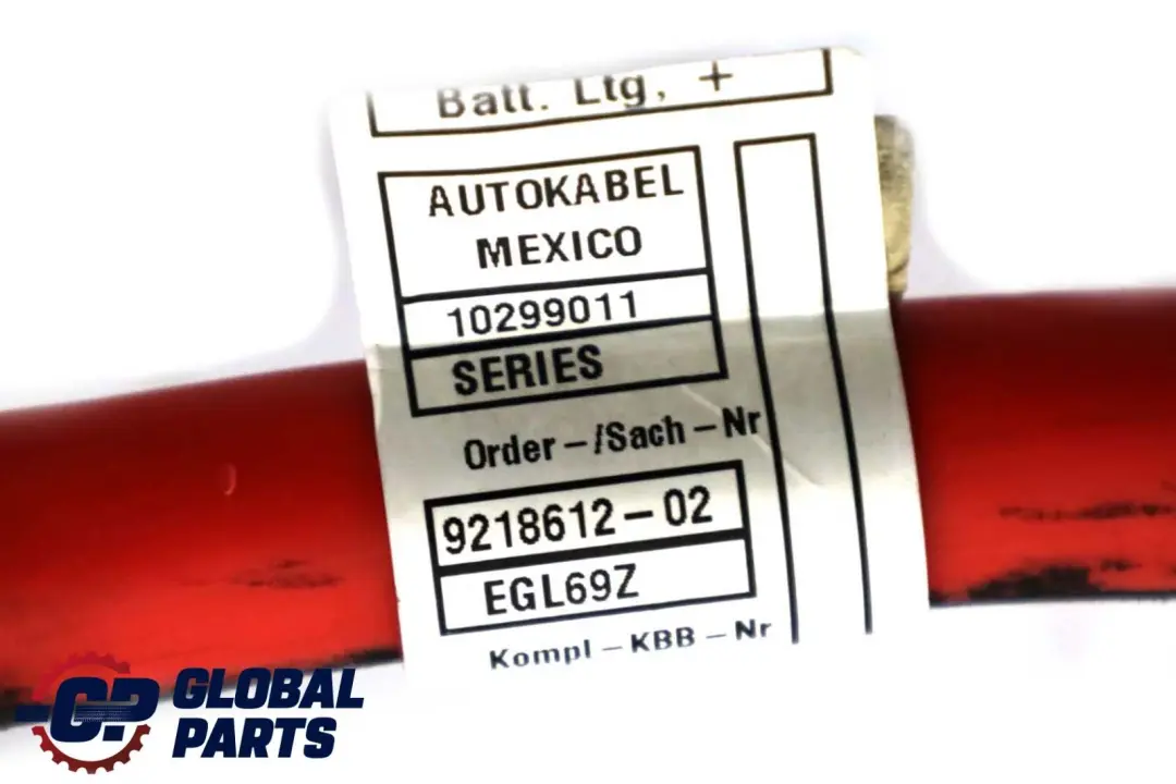 Cable Lead Positive Underfloor to BMW X5 X6 Series E70 LCI E71 Battery with Part number 9218612 BMW X5 X6 Series E70 LCI E71 Battery Cable Lead Positive Underfloor - SKU rhd-9218612 - Part number 9218612