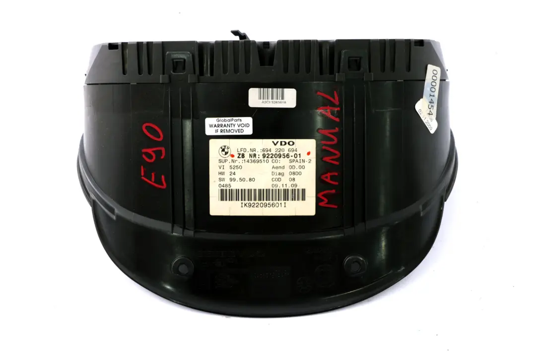 BMW 3 X1 Series E84 E90 E91 E92 Instrument Cluster Speedo Clocks Petrol - SKU rhd-9220956 - Part number 9220956