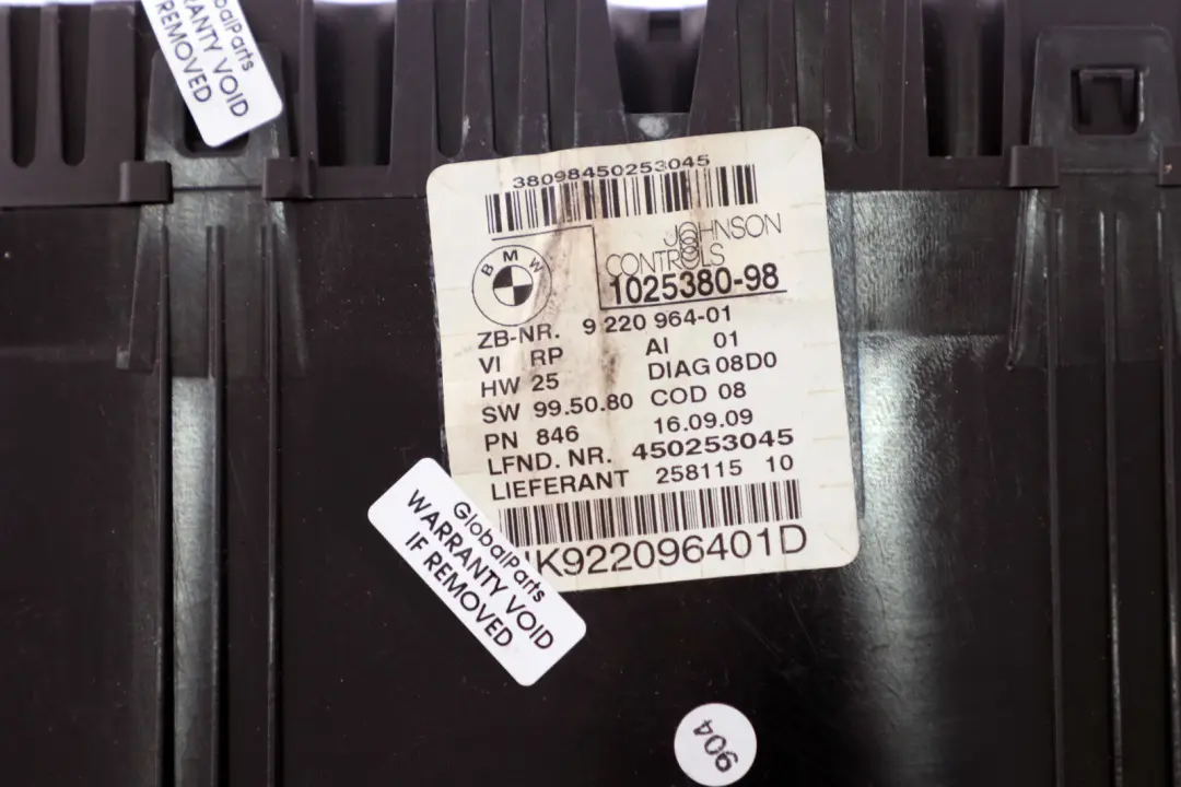 Instrument Cluster Speedo Clocks Diesel 9220964 to BMW 3 X1 Series E84 E90 E91 with Part number 6983488 BMW 3 X1 Series E84 E90 E91 Instrument Cluster Speedo Clocks Diesel 9220964 - SKU rhd-9220964 - Part number 6983488