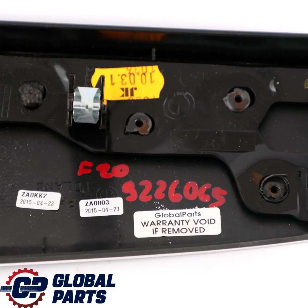 Decor Trim Instrument Panel Dashboard Cover Brushed Aluminium to BMW 1 F20 F21 with Part number 9226065 BMW 1 F20 F21 Decor Trim Instrument Panel Dashboard Cover Brushed Aluminium - SKU rhd-9226065 - Part number 9226065