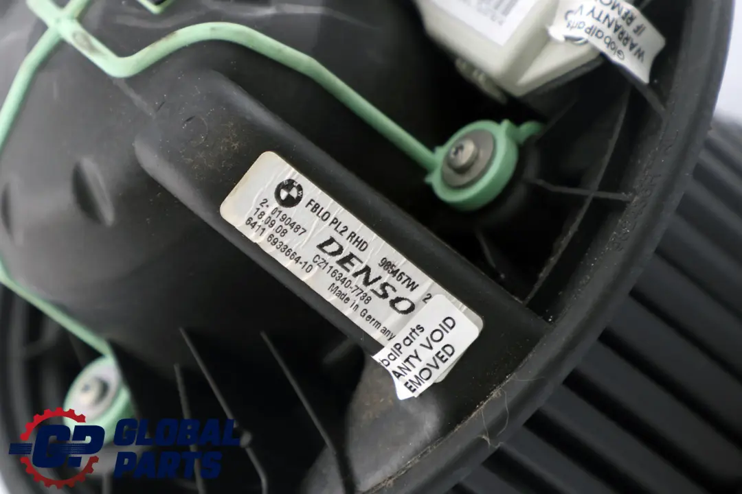 BMW 1 X1 3 Z4 Series E81 E87 E90 E91 E92 E93 Heater Fan Blower Unit Motor Fan - SKU rhd-9227671 - Part number 9227671