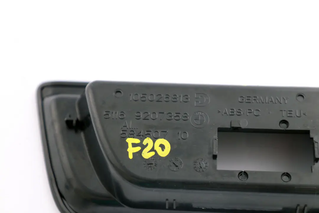 Auxiliary Aux Socket Trim Black to BMW 1 2 3 4 Series F20 F22 F30 F31 F33 with Part number 9207358 BMW 1 2 3 4 Series F20 F22 F30 F31 F33 Auxiliary Aux Socket Trim Black - SKU rhd-9230127 - Part number 9207358