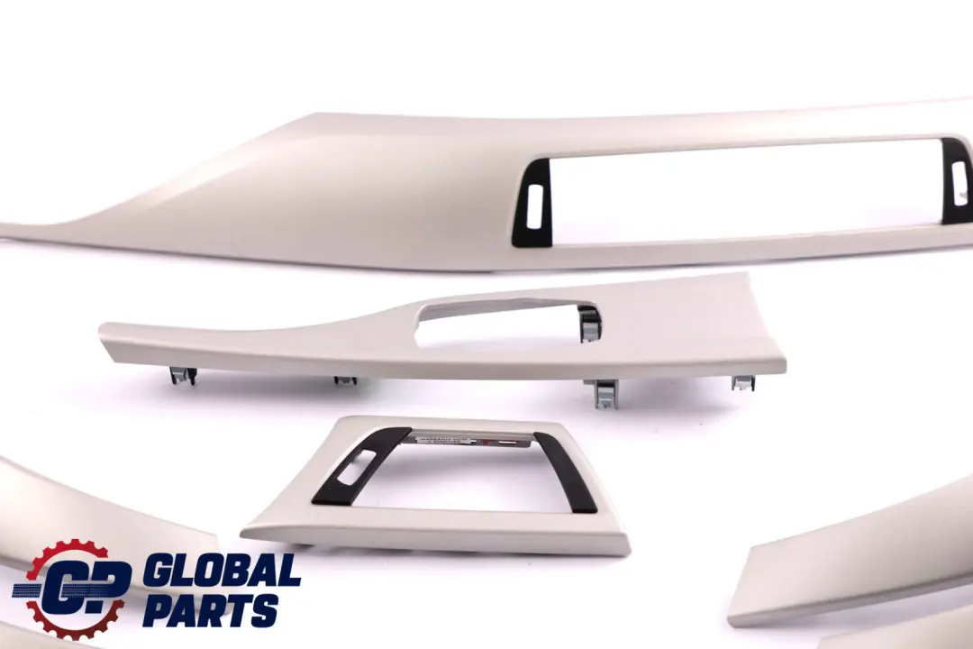 Set Interior Trim Strip Dashboard Cover Satinsilber Silver to BMW 3 Series F30 with Part number 9231207 BMW 3 Series F30 Set Interior Trim Strip Dashboard Cover Satinsilber Silver - SKU rhd-9231207-1 - Part number 9231207