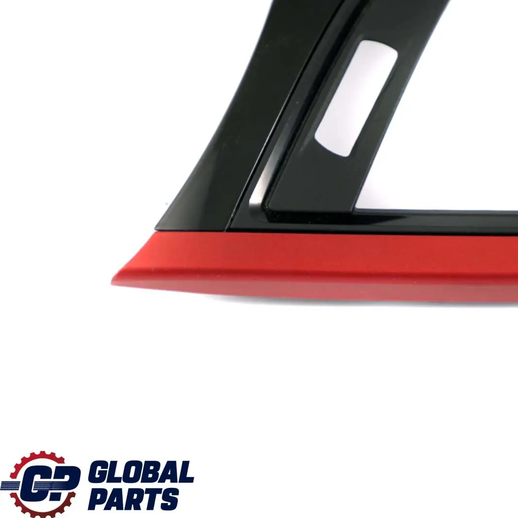 Trim Panel Black Glossy Dashboard Decor Korallrot Coral Red to BMW 3 4 F30 F31 F32 with Part number 9231457 BMW 3 4 F30 F31 F32 Trim Panel Black Glossy Dashboard Decor Korallrot Coral Red - SKU rhd-9231457 - Part number 9231457