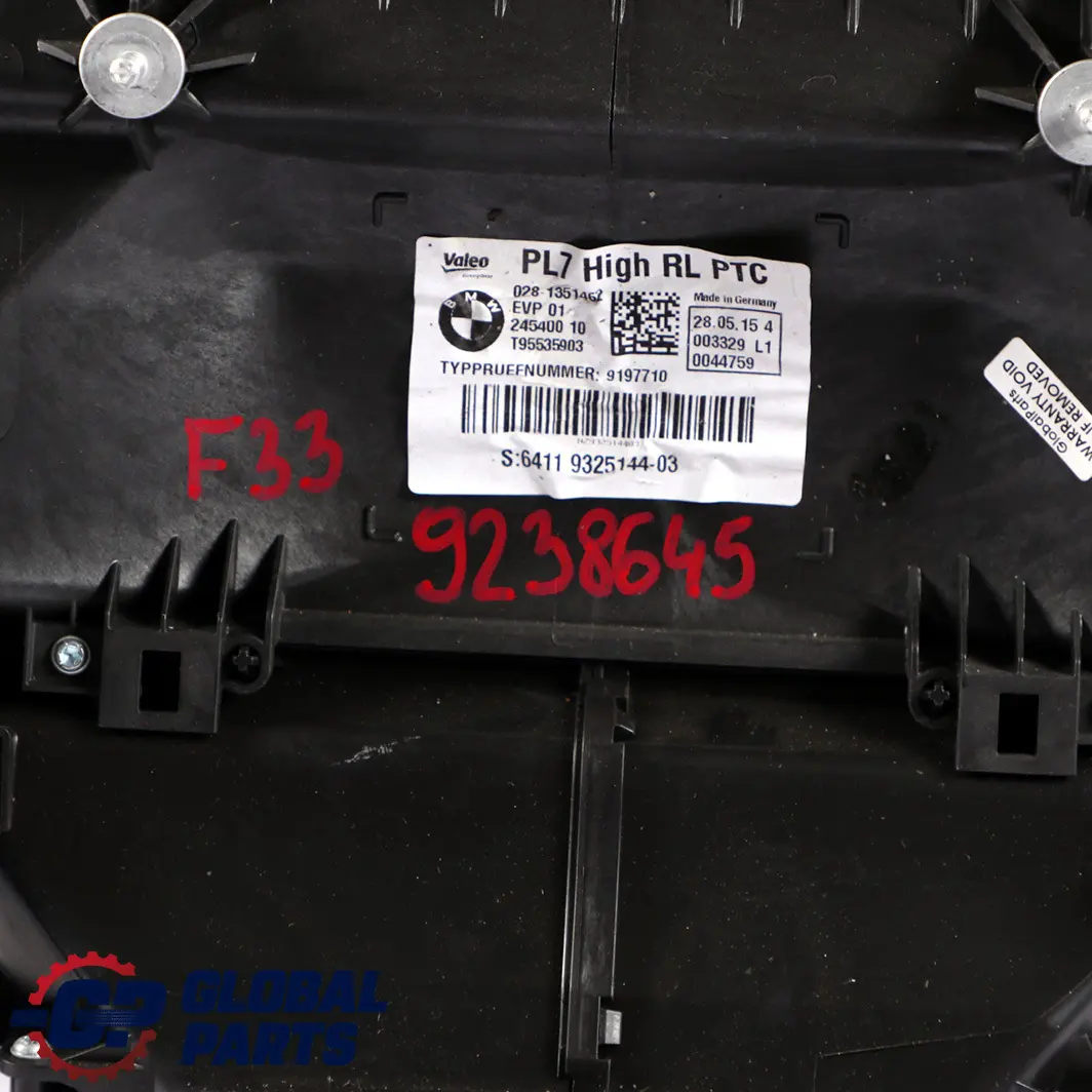 BMW 1 3 4 F20 F30 F32 F33 Complete Air Con Heater Matrix Housing High Diesel - SKU rhd-9238645 - Part number 9238645