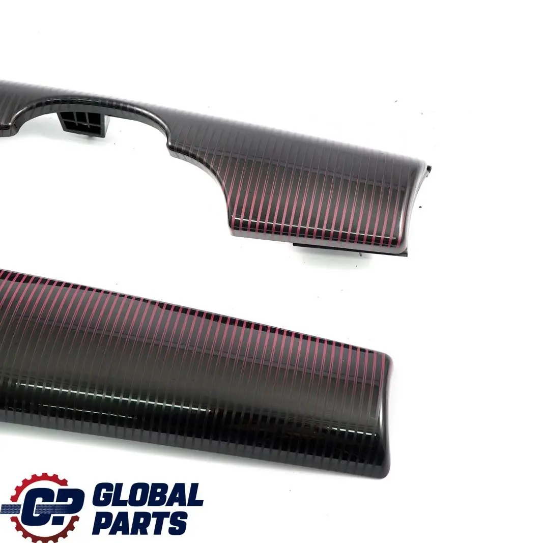 MINI Clubman R55 LCI Dashboard Panel Trim Cover Damson Red Set - SKU rhd-9239758 - Part number 9239758