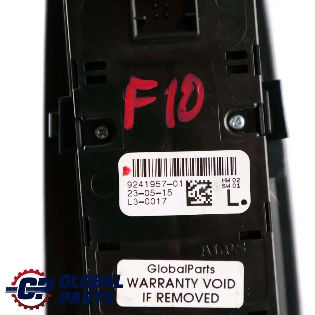 Door Window Lifter Switch Control Operating Unit Oyster to BMW 5 F10 F11 with Part number 9241957 BMW 5 F10 F11 Door Window Lifter Switch Control Operating Unit Oyster - SKU rhd-9241957-1 - Part number 9241957