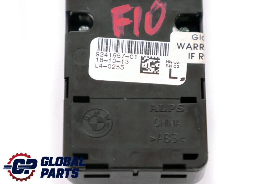 Door Window Lifter Switch Control Operating Unit to BMW 5 Series F10 F11 with Part number 9241957 BMW 5 Series F10 F11 Door Window Lifter Switch Control Operating Unit - SKU rhd-9241957 - Part number 9241957