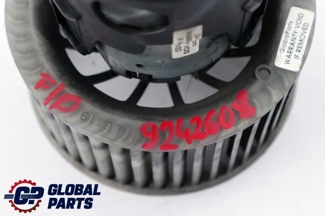 Heater Air Conditioning Blower Fan Motor Unit to BMW 5 6 F10 F11 F12 with Part number 9242608 BMW 5 6 F10 F11 F12 Heater Air Conditioning Blower Fan Motor Unit - SKU rhd-9242608 - Part number 9242608