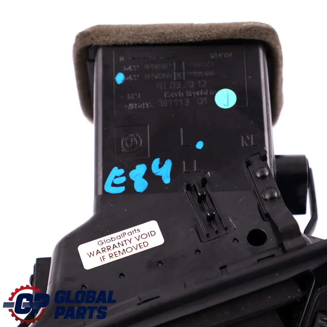 Fresh Air Grille Left N/S Vent Dash Dashboard to BMW X1 Series E84 with Part number 9258355 BMW X1 Series E84 Fresh Air Grille Left N/S Vent Dash Dashboard - SKU rhd-9258355 - Part number 9258355