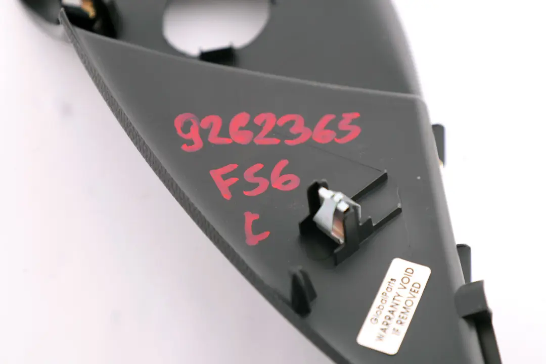 Outer Left Instrument Panel Cover Trim N/S to BMW Mini Cooper One F56 with Part number 9262365 BMW Mini Cooper One F56 Outer Left Instrument Panel Cover Trim N/S - SKU rhd-9262365 - Part number 9262365