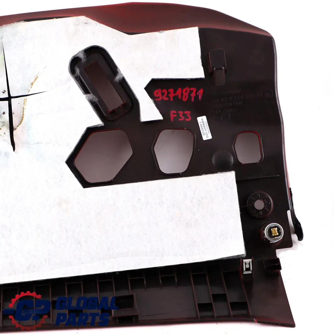 Passenger's Left N/S Footwell Trim Panel Coral Red to BMW 4 Series F32 F33 with Part number 9218555 BMW 4 Series F32 F33 Passenger's Left N/S Footwell Trim Panel Coral Red - SKU rhd-9271871 - Part number 9218555