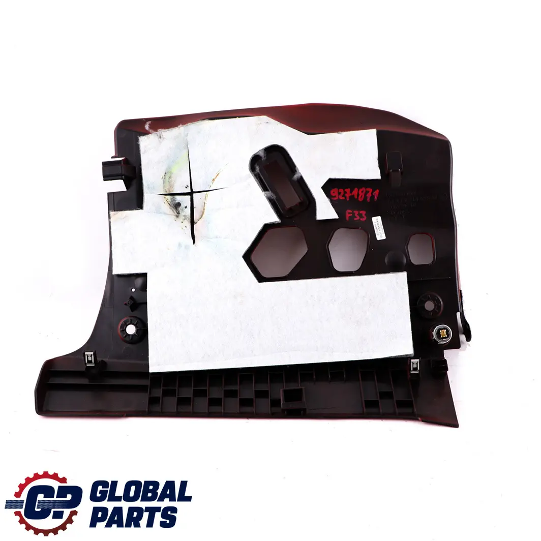 BMW 4 Series F32 F33 Passenger's Left N/S Footwell Trim Panel Coral Red - SKU rhd-9271871 - Part number 9218555