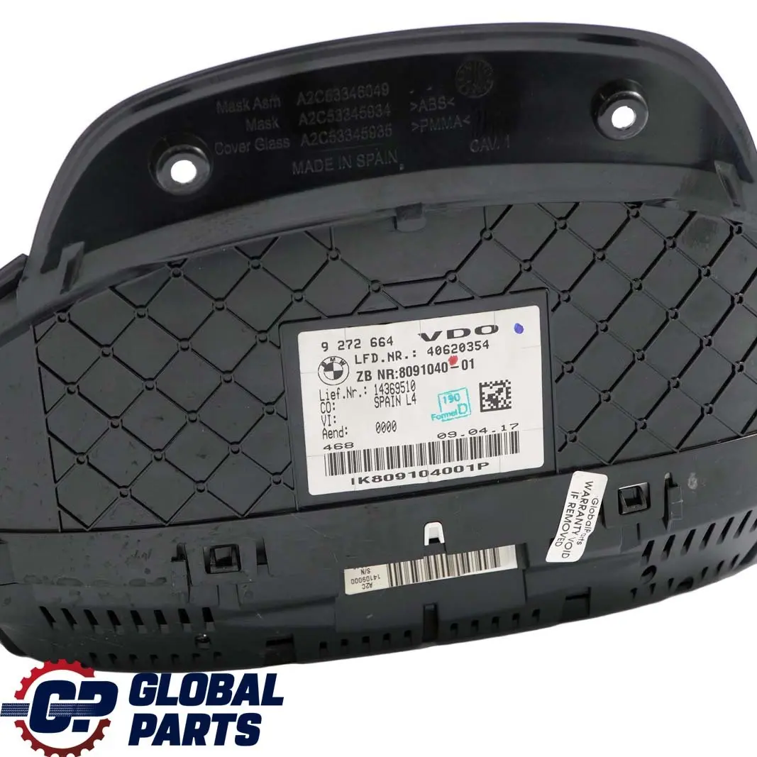 £BMW 3 4 Series F80 M3 F82 M4 Petrol Instrument Cluster Speedo Clocks to with Part number 9272664 £BMW 3 4 Series F80 M3 F82 M4 Petrol Instrument Cluster Speedo Clocks - SKU rhd-9272664 - Part number 9272664