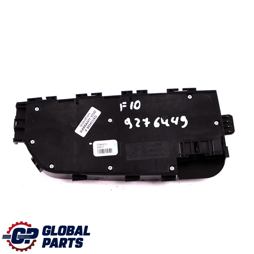 Front Left Seat Adjustment Switch N/S Control Module to BMW 5 F10 F11 LCI with Part number 9276449 BMW 5 F10 F11 LCI Front Left Seat Adjustment Switch N/S Control Module - SKU rhd-9276449 - Part number 9276449