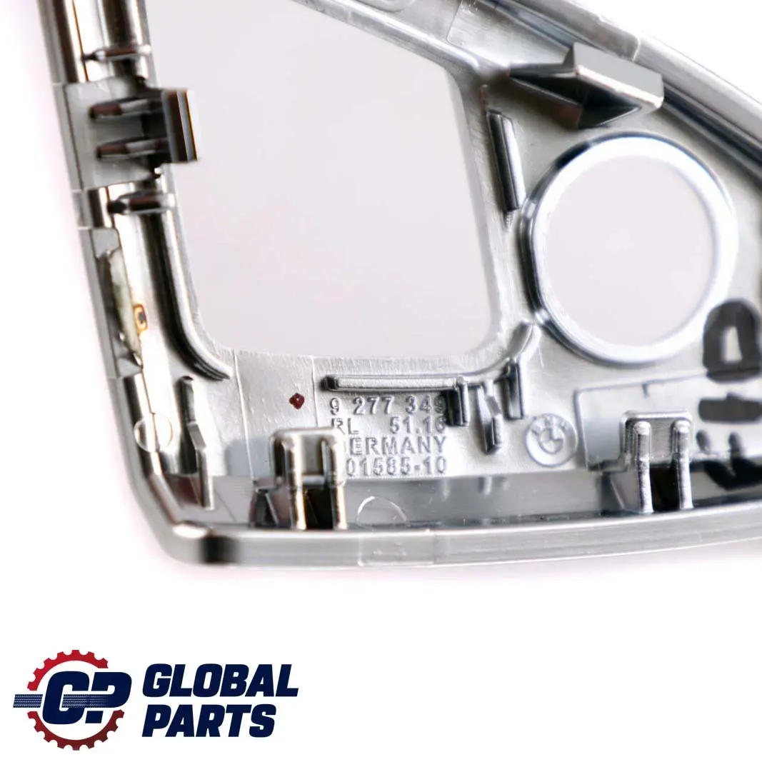 Centre Console Armrest Lock Trim Cover Panel Chrome to BMW F10 F11 LCI with Part number 9277349 BMW F10 F11 LCI Centre Console Armrest Lock Trim Cover Panel Chrome - SKU rhd-9277349 - Part number 9277349