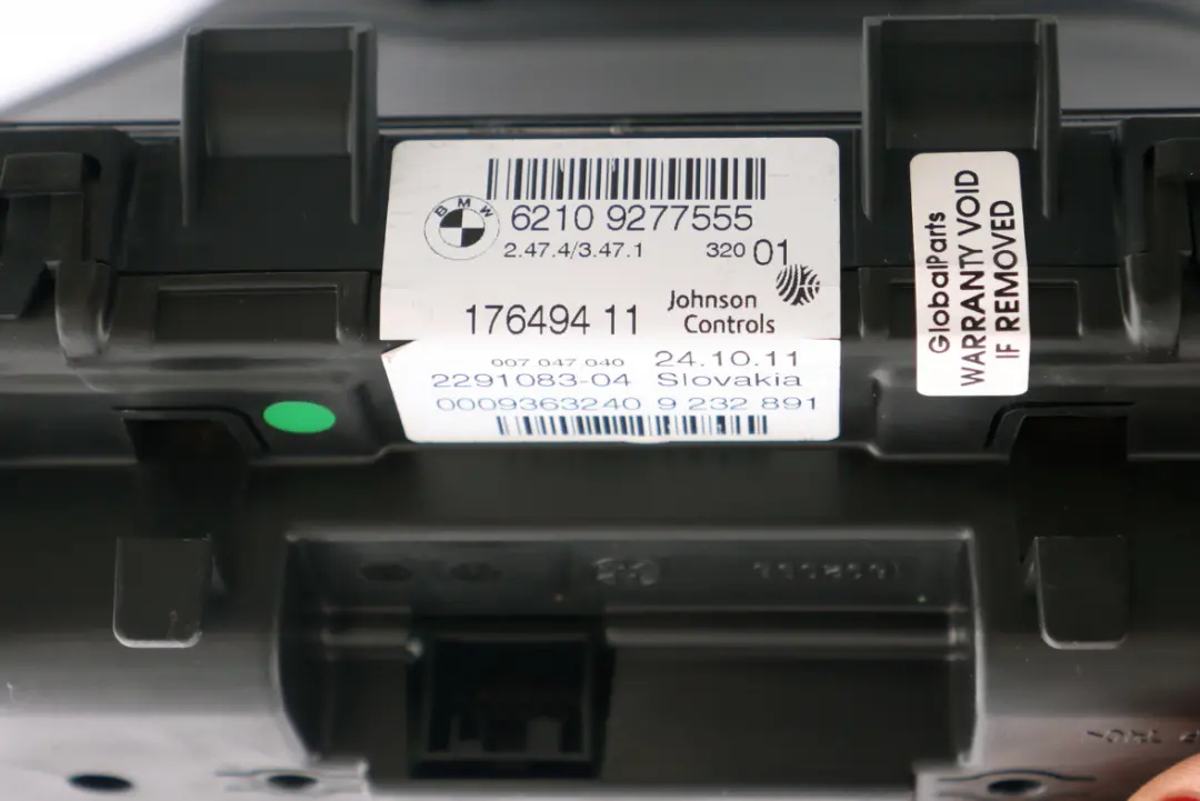 Instrument Cluster Speedo Clocks Manual to BMW F20 F21 F22 F23 Diesel with Part number 9277555 BMW F20 F21 F22 F23 Diesel Instrument Cluster Speedo Clocks Manual - SKU RHD-9277555 - Part number 9277555