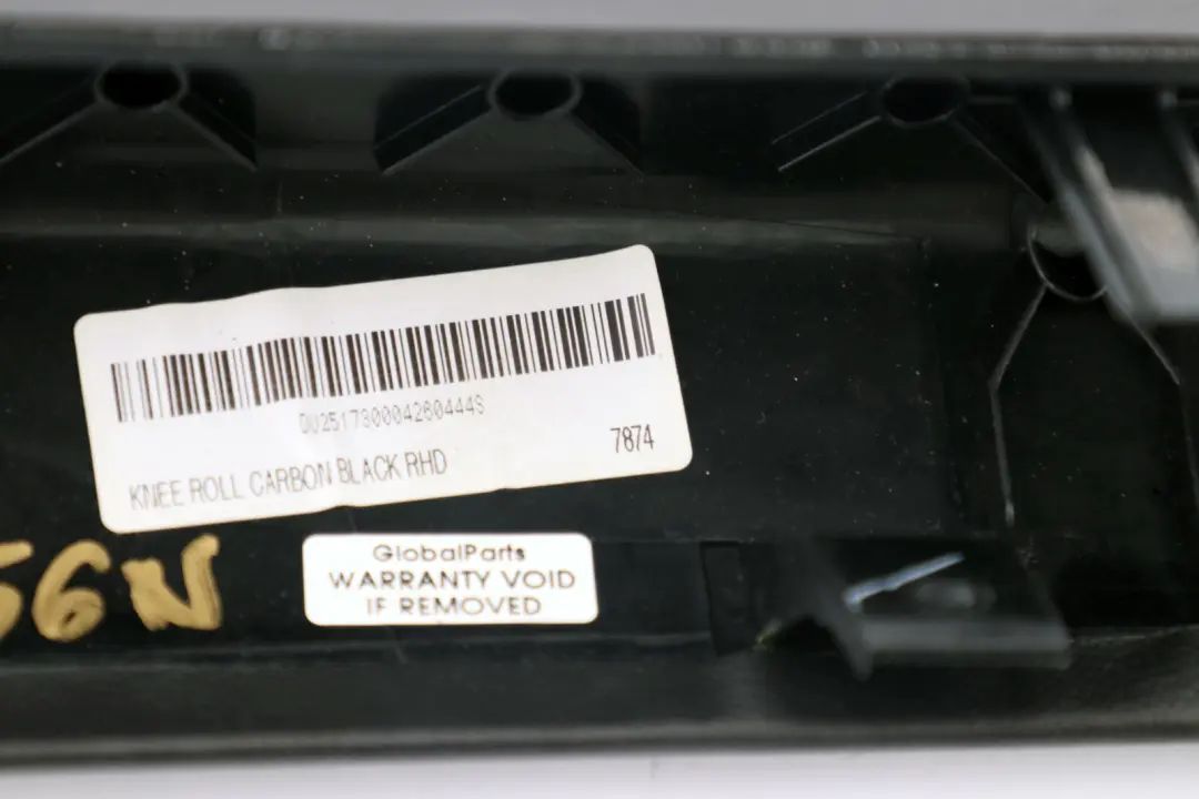 Knee Protection Cover Trim Passenger's Side N/S Carbon Black to BMW Mini R56 with Part number 9284587 BMW Mini R56 Knee Protection Cover Trim Passenger's Side N/S Carbon Black - SKU rhd-9284587 - Part number 9284587