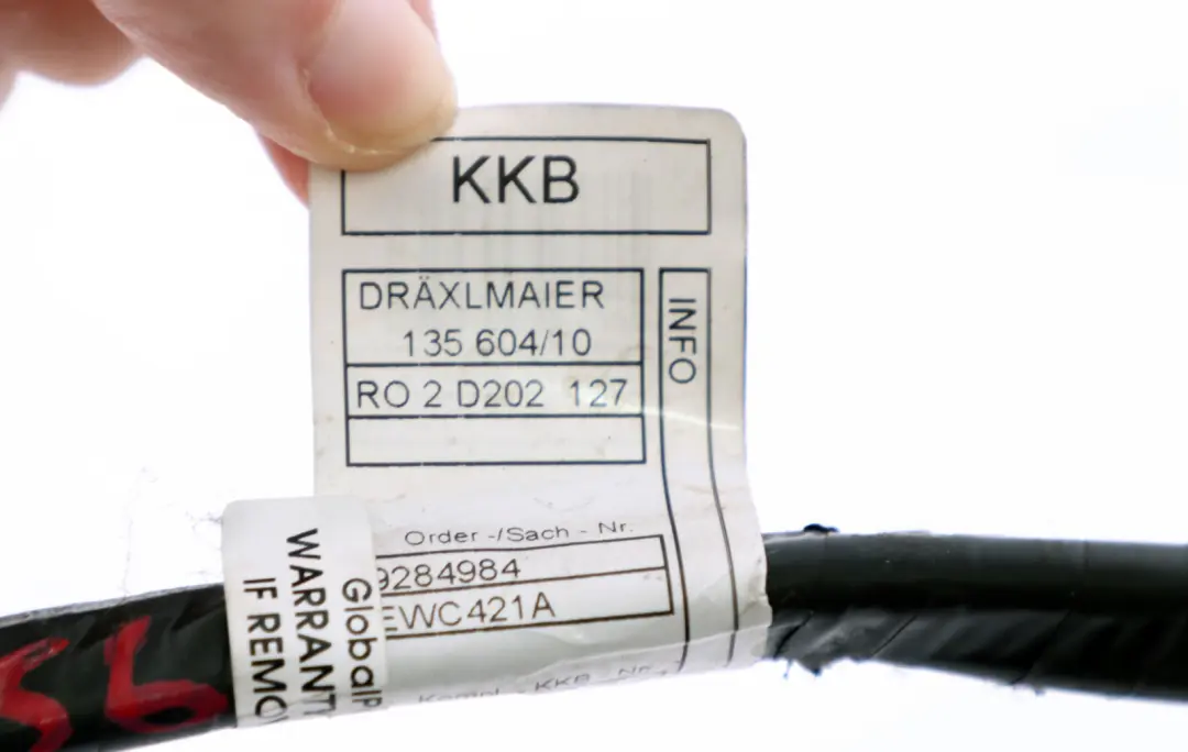 Cable Set EPS Power Steering Wiring Harness 9284984 to Mini Cooper R55 R56 LCI with Part number 9155310 Mini Cooper R55 R56 LCI Cable Set EPS Power Steering Wiring Harness 9284984 - SKU rhd-9284984 - Part number 9155310