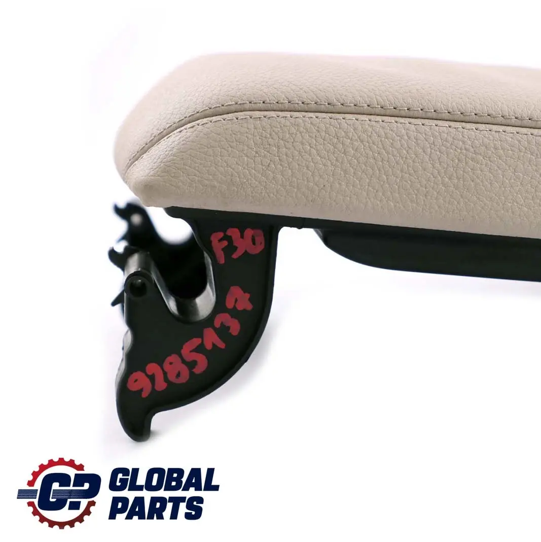 Leather Cover Centre Console Armrest Oyster to BMW 3 4 Series F30 F31 F32 with Part number 9285137 BMW 3 4 Series F30 F31 F32 Leather Cover Centre Console Armrest Oyster - SKU rhd-9285137 - Part number 9285137