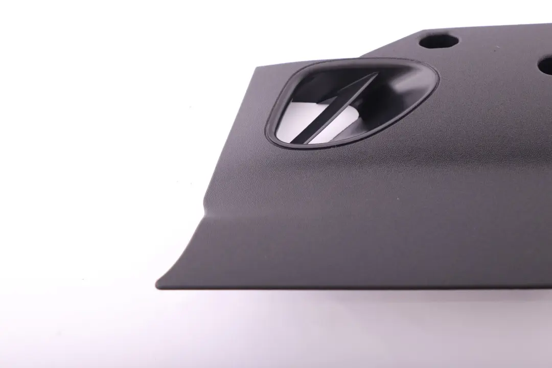 Trim Cover Middle Bottom Front Right O/S Black to BMW Mini F55 F56 F57 with Part number 9296976 BMW Mini F55 F56 F57 Trim Cover Middle Bottom Front Right O/S Black - SKU rhd-9296976 - Part number 9296976