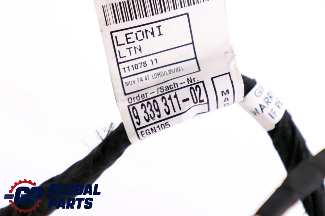 Front Right O/S Driver Seat Wiring Cable Loom to BMW 3 F80 M3 with Part number 9339311 BMW 3 F80 M3 Front Right O/S Driver Seat Wiring Cable Loom - SKU rhd-9339311 - Part number 9339311