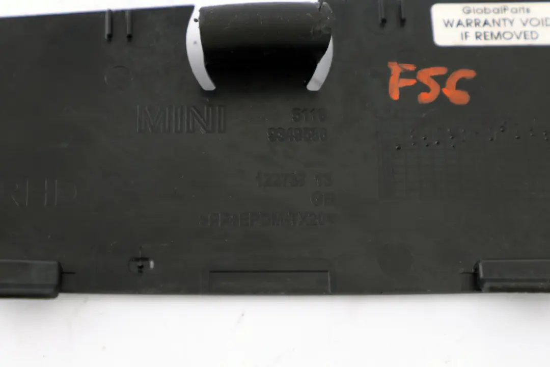 Panel Label Fuse Box Panther Black to MINI Cooper One F54 F55 F56 Cover with Part number 9349586 MINI Cooper One F54 F55 F56 Cover Panel Label Fuse Box Panther Black - SKU rhd-9349586 - Part number 9349586