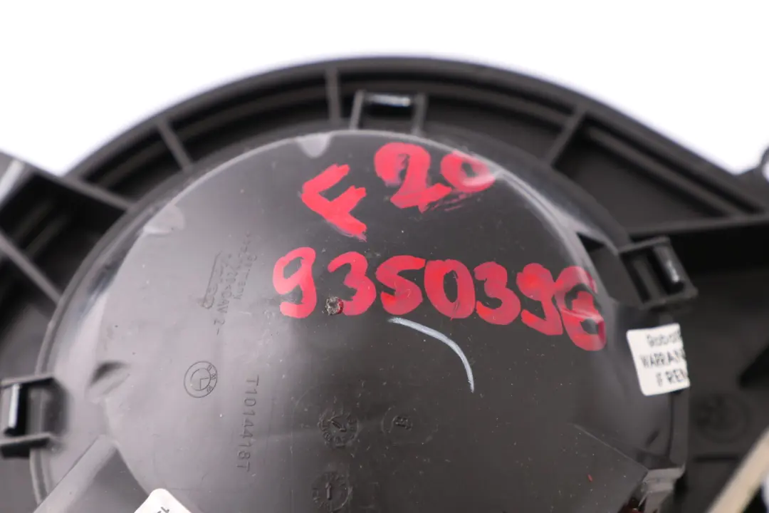 Heater Fan Blower Unit Air Conditioning to BMW 1 3 Series F20 F21 F30 F31 with Part number 9350396 BMW 1 3 Series F20 F21 F30 F31 Heater Fan Blower Unit Air Conditioning - SKU rhd-9350396 - Part number 9350396