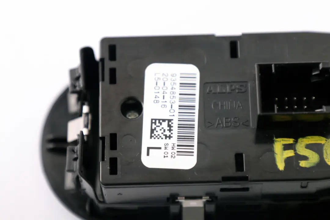 Mini Cooper F56 Driver's Side Right O/S Window Lifter Switch Chrome - SKU rhd-9354853 - Part number 9354853