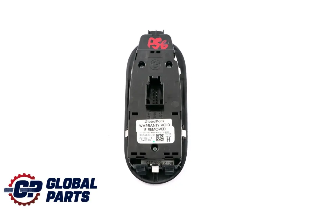 Driver's Side Right O/S Window Lifter Switch Power Fold to Mini F56 with Part number 9354854 Mini F56 Driver's Side Right O/S Window Lifter Switch Power Fold - SKU rhd-9354854 - Part number 9354854