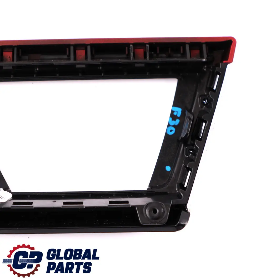 BMW 3 4 F30 F31 F32 Trim Panel Black Glossy Dashboard Decor Korallrot Coral Red - SKU rhd-9357918 - Part number 9357918