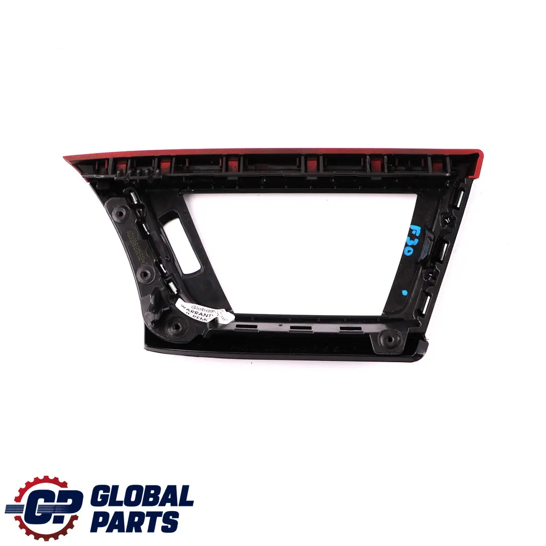 BMW 3 4 F30 F31 F32 Trim Panel Black Glossy Dashboard Decor Korallrot Coral Red - SKU rhd-9357918 - Part number 9357918