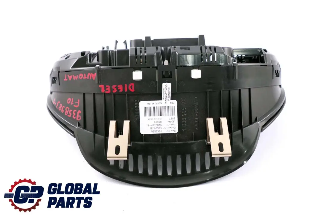 Instrument Cluster Speedo Clocks Automatic 9285197 to BMW 5 Series F10 Diesel with Part number 9358983 BMW 5 Series F10 Diesel Instrument Cluster Speedo Clocks Automatic 9285197 - SKU rhd-9358983-1 - Part number 9358983