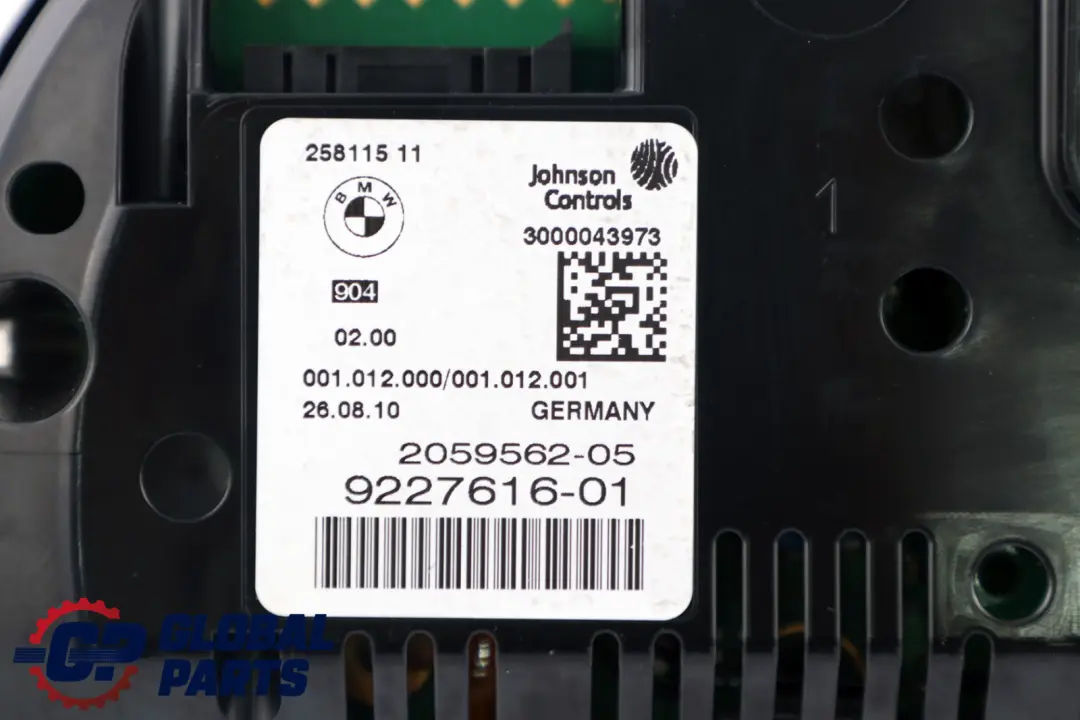 Instrument Cluster Speedo Clocks Manual 9227616 to BMW 5 Series F10 with Part number 9358983 BMW 5 Series F10 Instrument Cluster Speedo Clocks Manual 9227616 - SKU rhd-9358983 - Part number 9358983