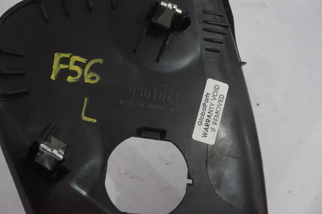 Outer Left Instrument Panel Cover Trim N/S to BMW Mini Cooper One F56 F57 with Part number 9361671 BMW Mini Cooper One F56 F57 Outer Left Instrument Panel Cover Trim N/S - SKU rhd-9361671 - Part number 9361671